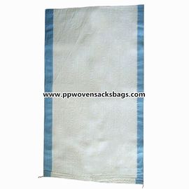 中国 PP によって編まれる袋を詰める青いストリップ肥料 サプライヤー