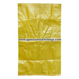 中国 編まれたポリプロピレンの砂糖のパッキング袋袋環境に優しい 25kg | 50kg を黄色にして下さい サプライヤー