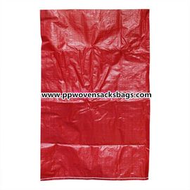 中国 プラスチック餌/食糧/化学薬品を詰めるためのカスタマイズされた赤い PP によって編まれる袋に入れます/25kg PP 袋 サプライヤー