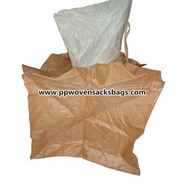 中国 より湿った証拠の大きいブラウン PP の容器はパッキングの砂またはセメントのための袋に入れましたり/ジャンボ袋 サプライヤー